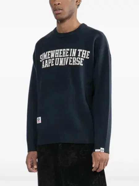 Melegítő felső Aape By *a Bathing Ape® nyomtatás kék