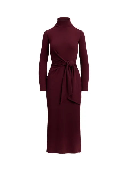 Lauren Ralph Lauren Petite Rochie tricotat bordeaux roșu