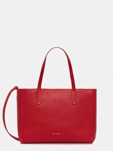 Usnjena torbica Marc O'Polo rdeča