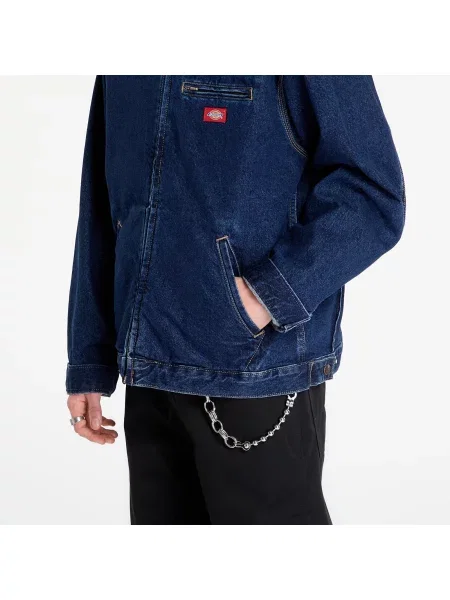 Jachetă Dickies Denim Painter Jacket Dark Indigo S albastru