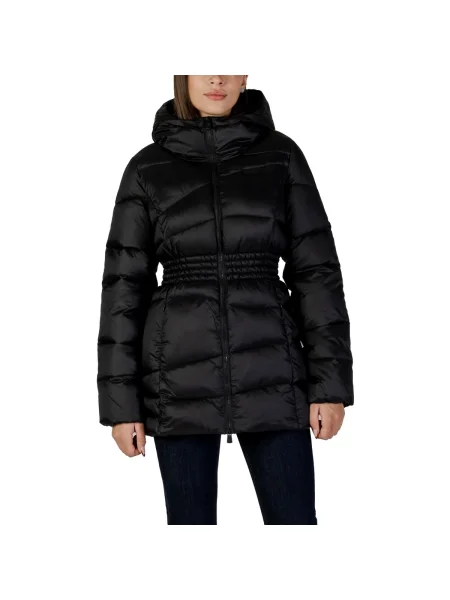 Geacă bomber Emporio Armani Ea7 cu glugă negru