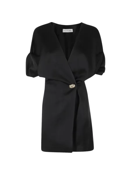 Rochie mini Raquel Diniz drapată negru