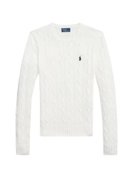 Pulover Polo Ralph Lauren clasic din țesătură twill cu autograf verde