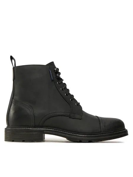 Jack&Jones Šnurovacia obuv sivá