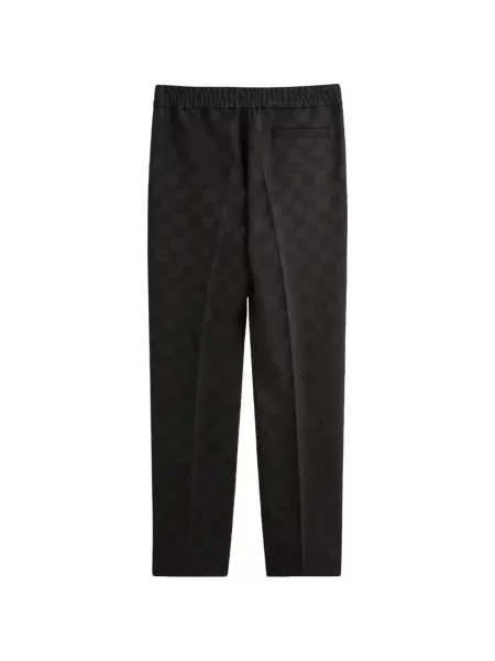 Pantaloni Kith în carouri negru