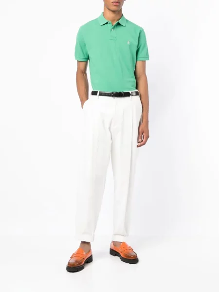 Siuvinėta trumpas polo marškinėliai Polo Ralph Lauren žalia