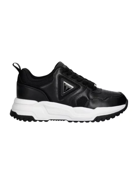 Sneakersy Guess skórzane czarne