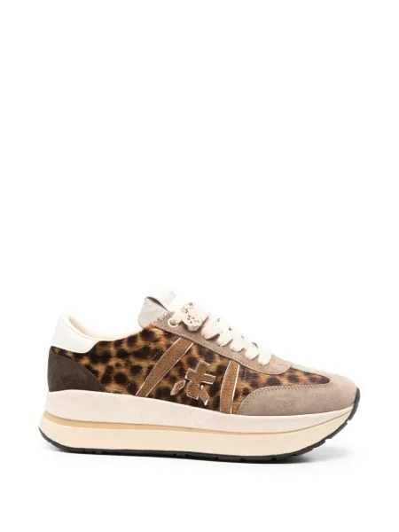 Sneakerși Premiata cu imagine cu model leopard
