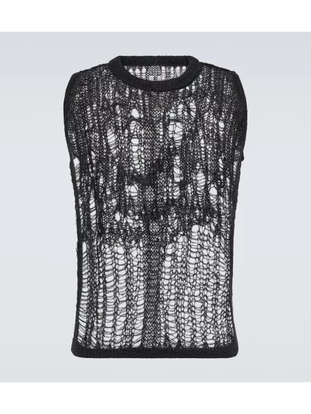 Moherowa kamizelka Rick Owens czarna