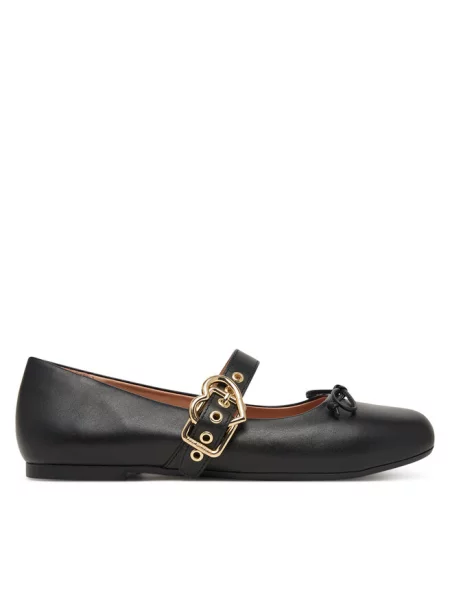 Baleriny LOVE MOSCHINO czarne