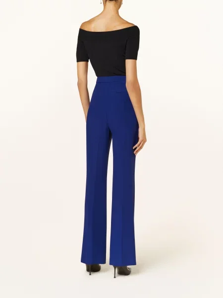 Alexander Mcqueen Marlene Kalhoty modrá