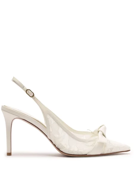 Pantofi cu toc Alexandre Birman alb