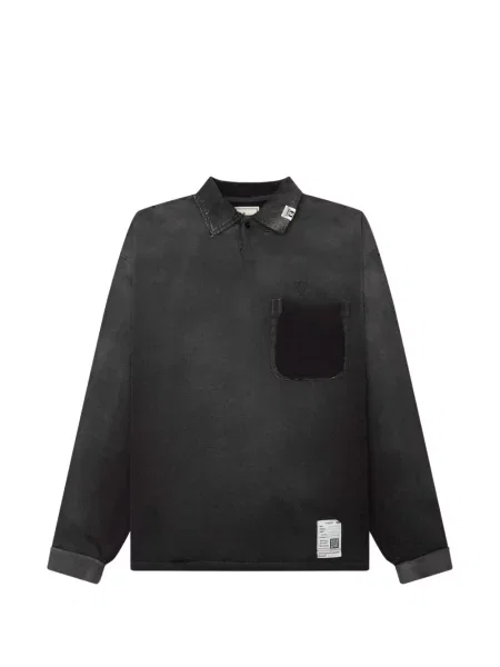 Tricou polo Maison Mihara Yasuhiro negru