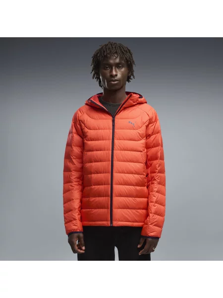 PUMA kurtka puchowa PACKLITE z kapturem Odzież S czerwony
