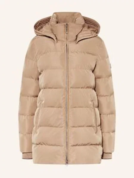 Wellensteyn Prošívaná Bunda Goldmine Medium S Odnímatelnou Kapucí světle hnědá