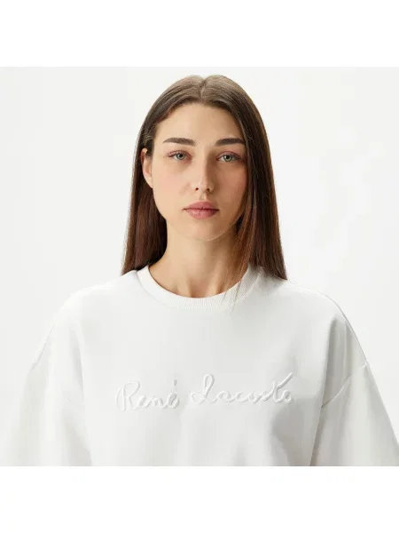 Толстовка Lacoste белая