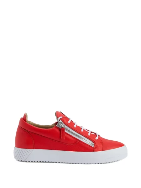 Sneakerși Giuseppe Zanotti din piele roșu