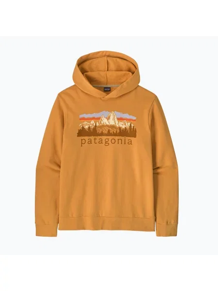 Trekingová mikina Patagonia Fitz Roy Foothills Daily Hoody dried mango žlutá