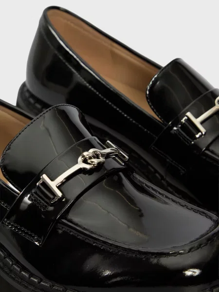 Кожаные лоферы Prpy черные