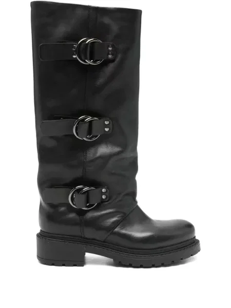 Botine Metisse cu cataramă negru