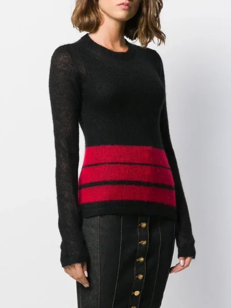 Pruhovaný svetr Jean Paul Gaultier Pre-owned černý