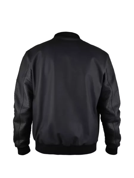 Geanta de piele Philipp Plein negru