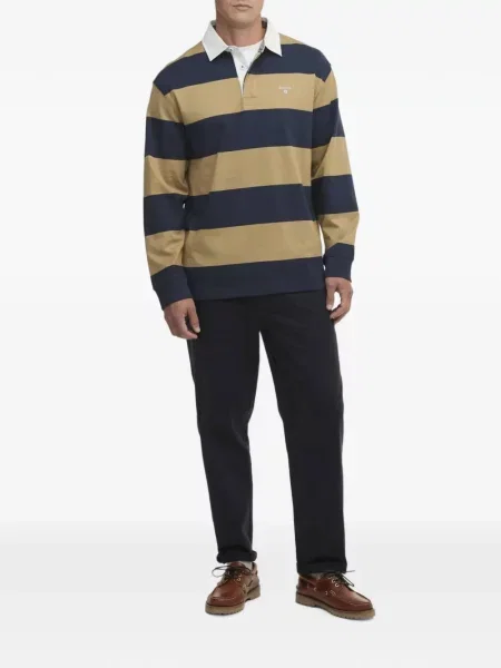 Tricou polo Barbour galben