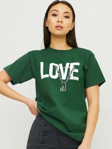 Футболка Yappi зеленая