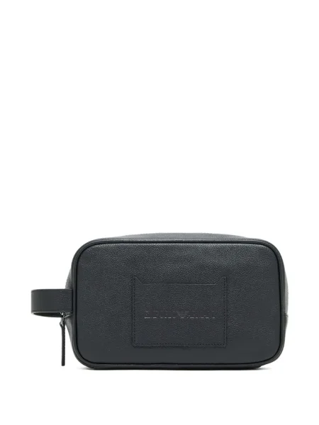 Geantă Emporio Armani din piele negru