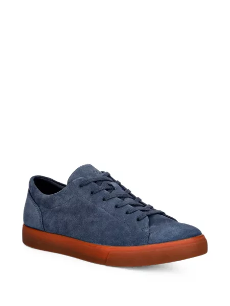Sneakerși Ecco din piele de căprioară albastru