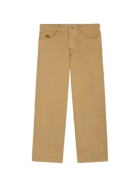 Blugi cu picior larg Walk In Paris cu broderie
