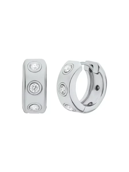 Michael Kors cercei pentru femei din alamă cu zirconiu cubic