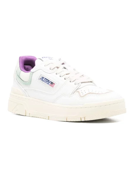 Sneakersy Autry zamszowe białe