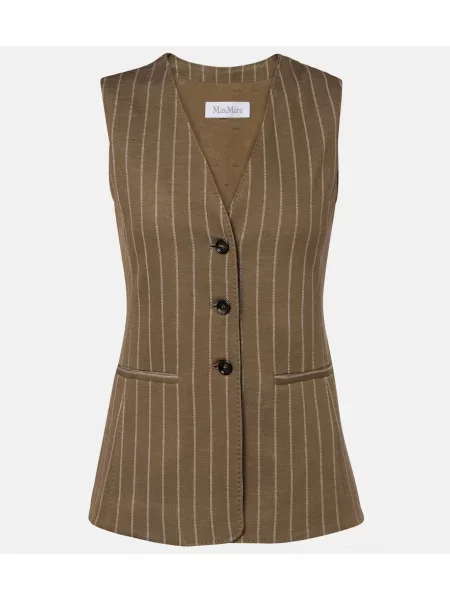 Vestă Max Mara cu dungi verde