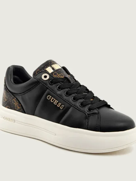 Guess Teniși din piele WELLI negru