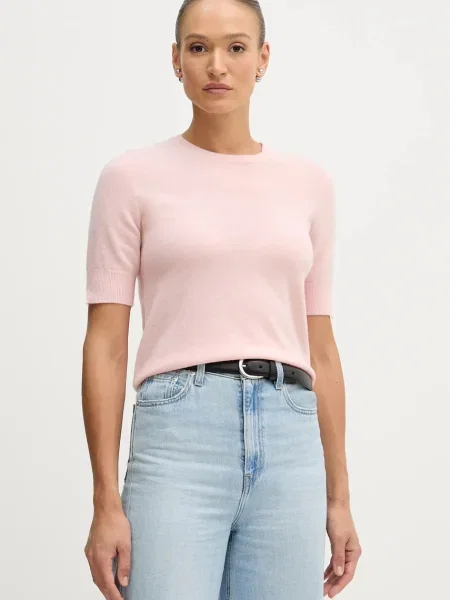 Пуловер United Colors of Benetton розово