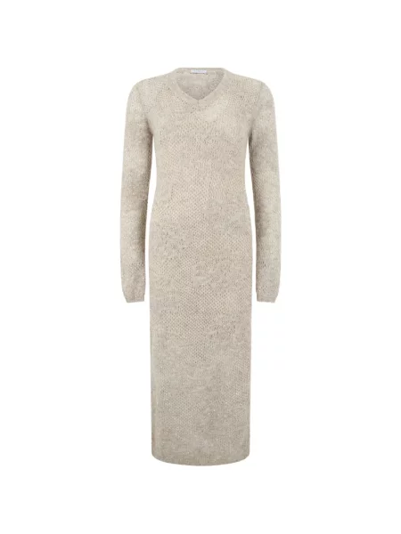 Rochie midi Brunello Cucinelli cu paiete tricotate
