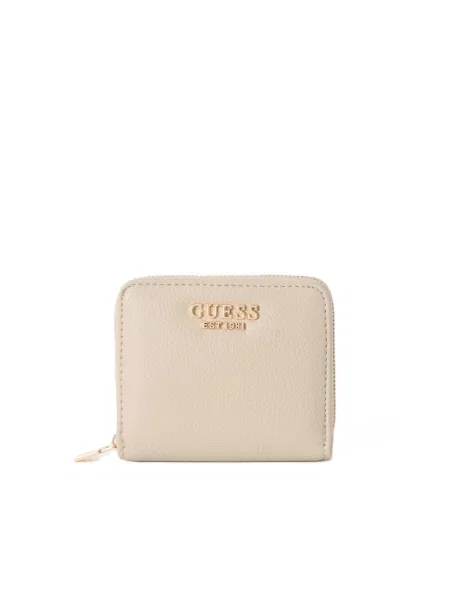 GUESS Portofel MELODY crem / auriu