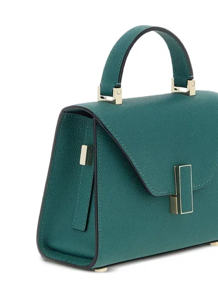 Geanta de piele Valextra din piele verde