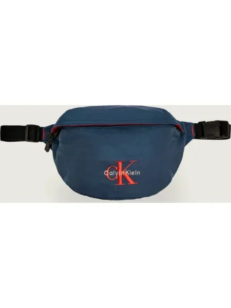 Övtáska Calvin Klein Bold Waistbag Sötétkék kék
