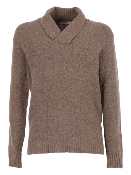 Вълнен пуловер Kangra кафяво