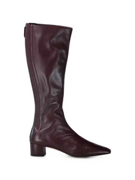 Botine Aquazzura din piele maro