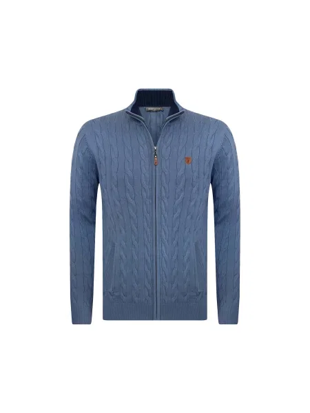 Jacey Quinn Geacă tricotată albastru