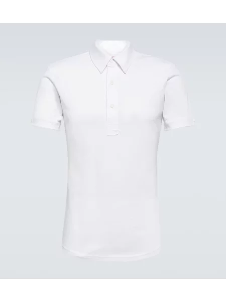 Polo majica Orlebar Brown bela