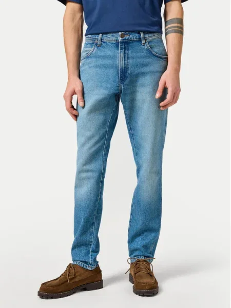 Wrangler Blugi River Tapered Fit albastru