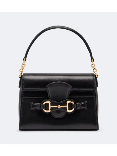Top Gucci din piele negru
