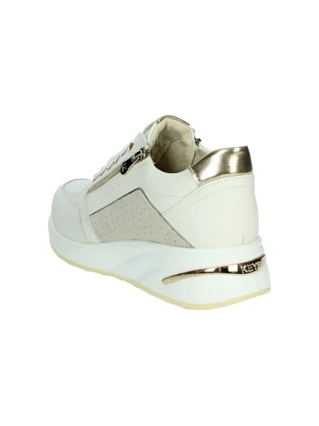 Pantofi Keys alb