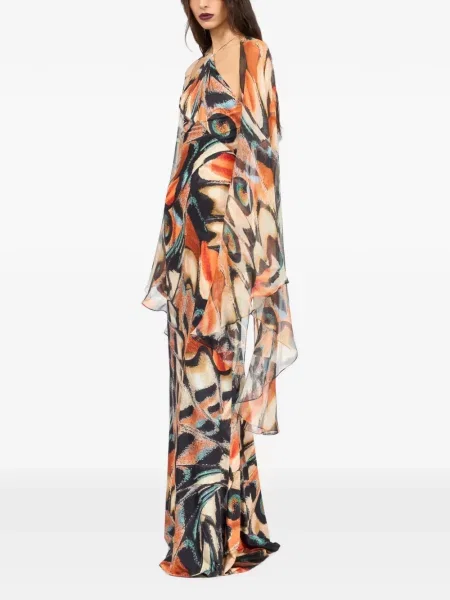 Rochie maxi Roberto Cavalli negru