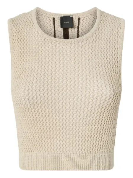 Top Pinko fără mâneci tricotate