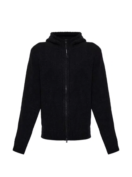 Cardigan Moncler cu glugă negru